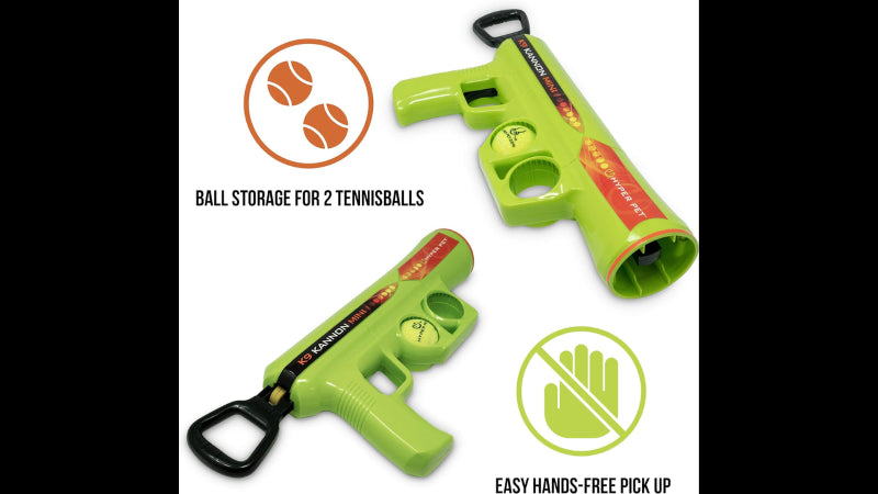 Dog Toy - K9K2 Mini Kannon Mini Tennis Ball Launcher