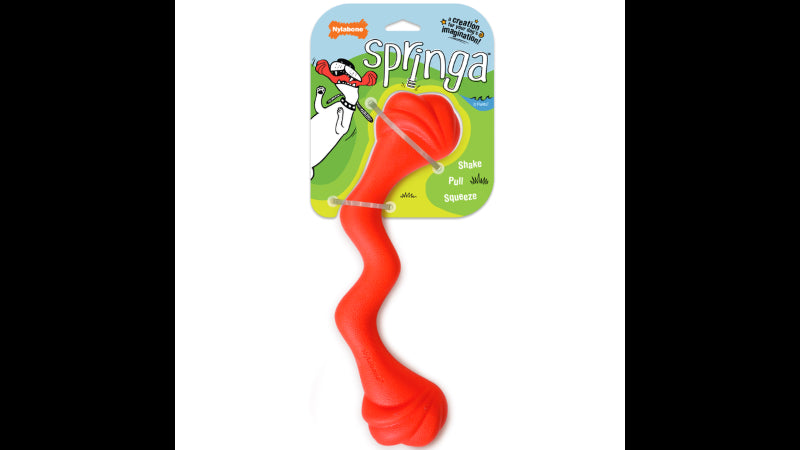 Dog Toy - Creative Play Springa - Red
