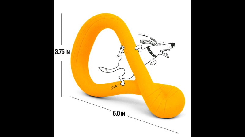 Dog Toy - Creative Play Tuug Small - Orange
