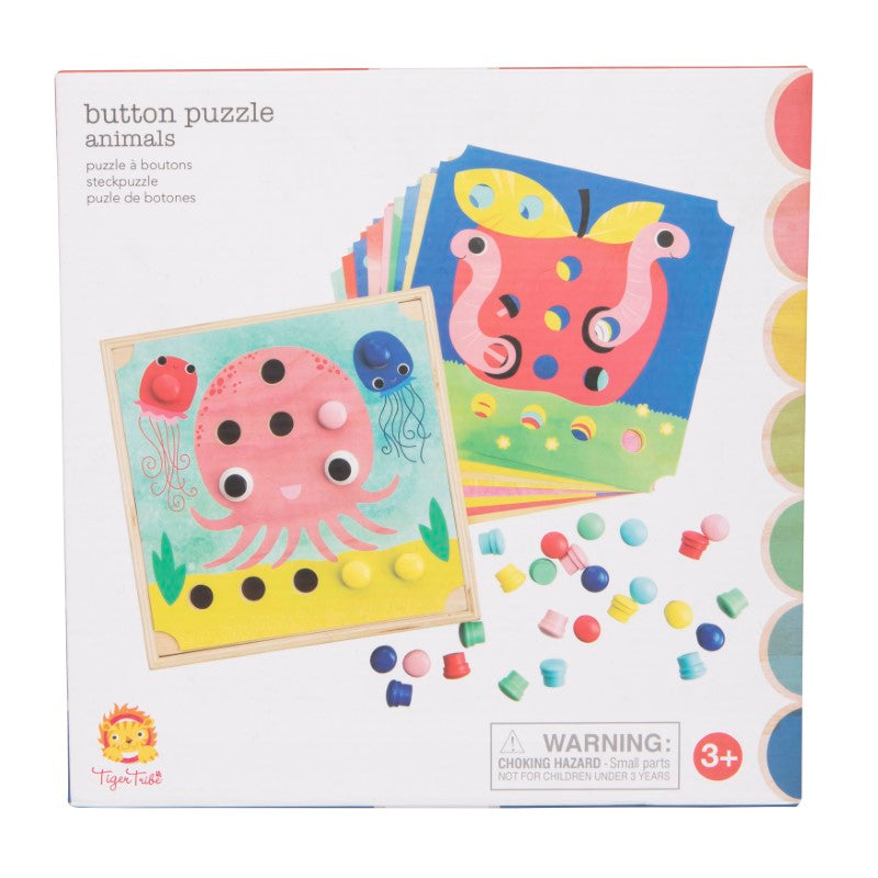 Button Puzzle - Animals - Tiger Tribe