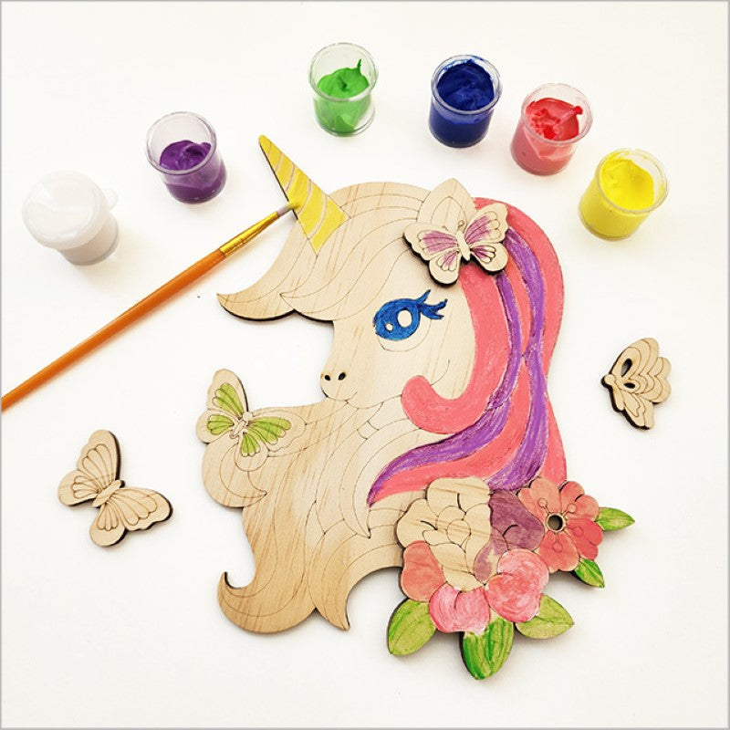 Pine DIY Paint Kit - Unicorn (Half Body)