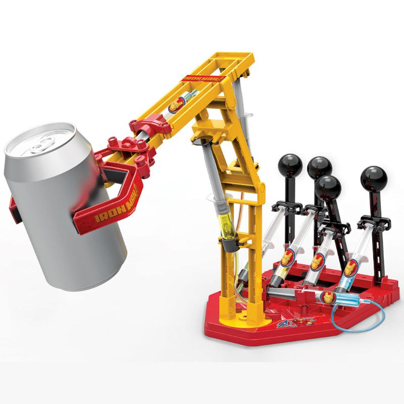 Hydraulic Arm - Avengers Ironman by 4M, a STEM toy showcasing hydraulic engineering with an Ironman design for hands-on learning.