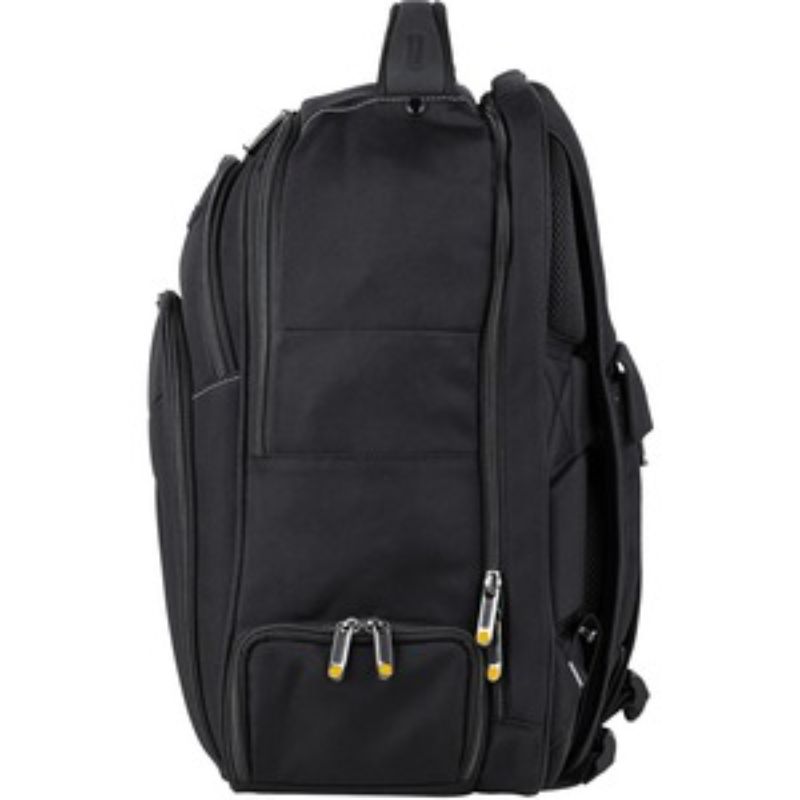 Durable StarTech.com laptop backpack for 15.6" notebooks, featuring drop resistance, velvet lining, and a removable accessory case.
