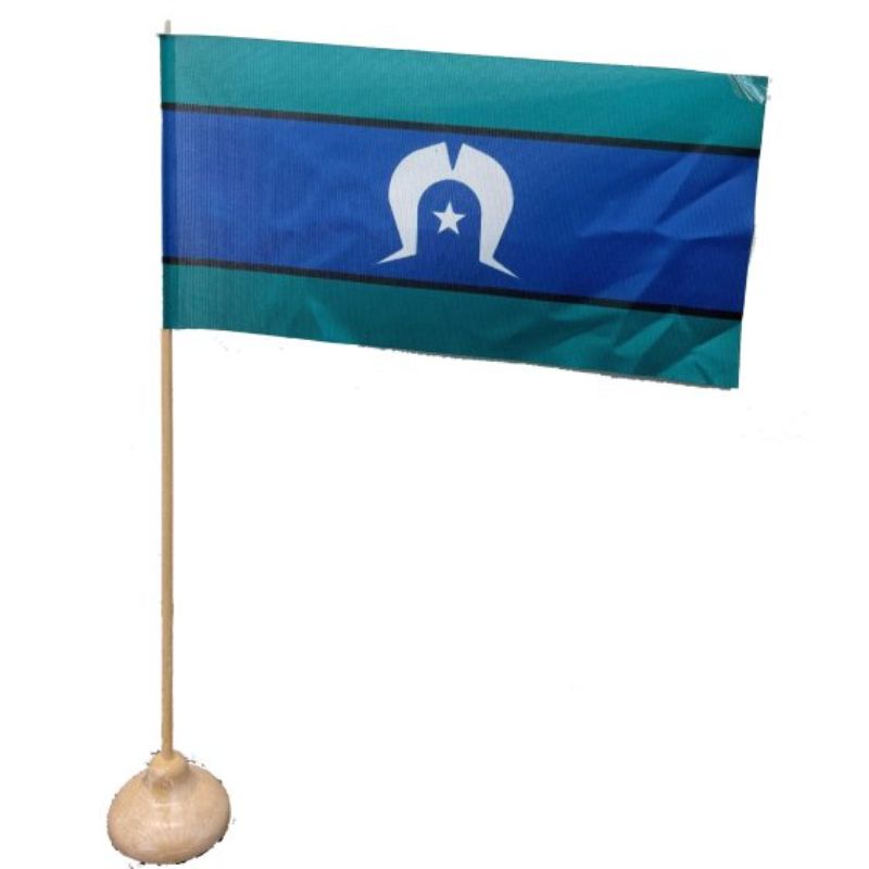 Desk Flag Torres Strait Islander 30cm x 15cm