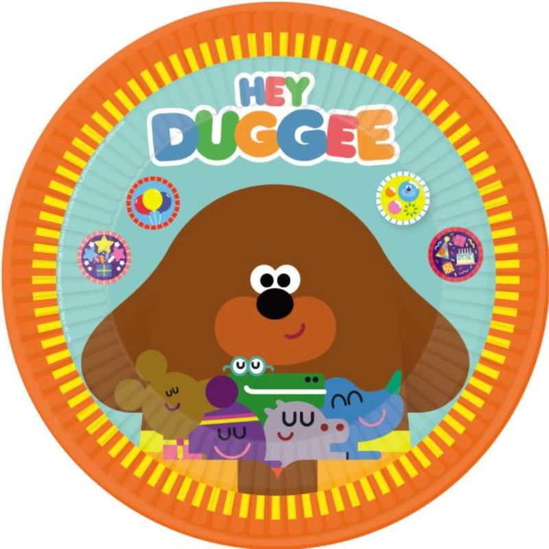 Hey Duggee 23cm Paper Plates (Set of 8)