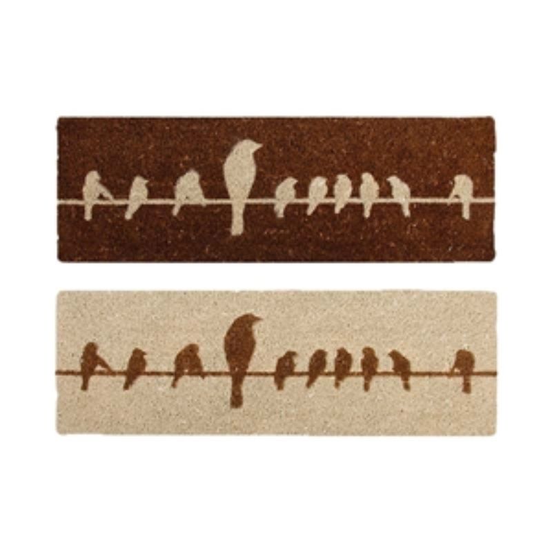 Doormat - Birds On A Wire 75 x 25cm (Set of 6 Assorted)