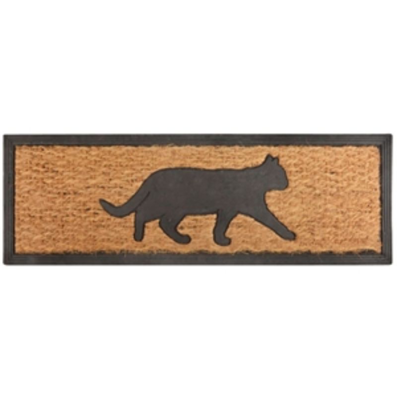 Doormat - Cat Rubber 75cm (Set of 6)