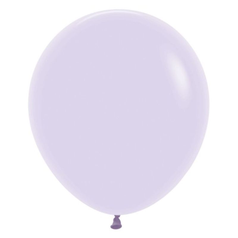 Sempertex 45cm Pastel Matte Lilac Latex Balloons  6PK - Pack of 6