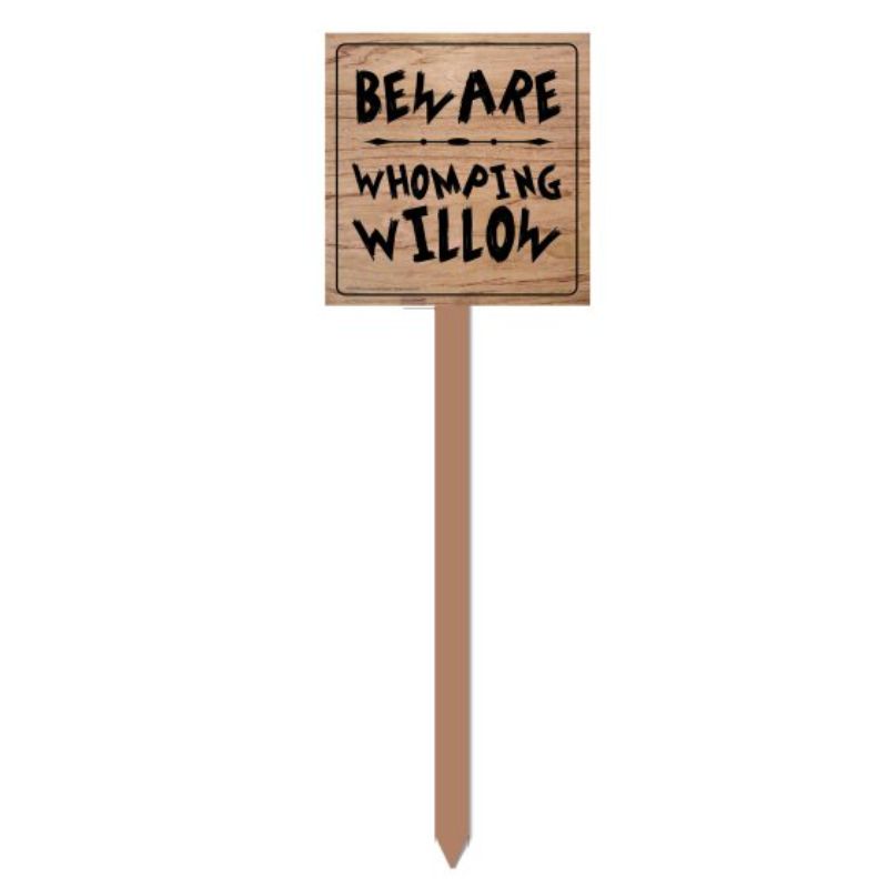 Harry Potter Halloween Yard Sign Beware Whomping Willow
