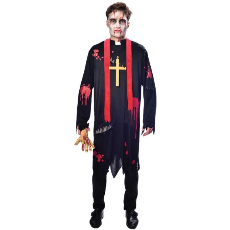 Costume Zombie Vicar Men's Adult Large