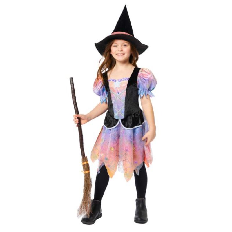 Costume Ombre Witch Girls 4-6 Years