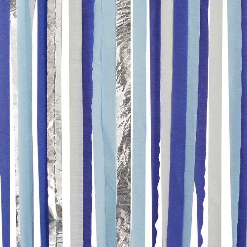 Mix It Up Streamer Backdrop Blue - Pack of 12