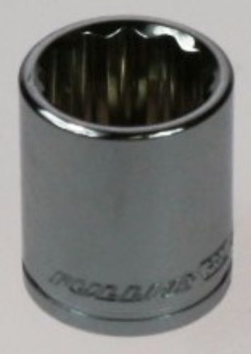 FULLER PRO SOCKET 3/8" DR 17MM in chrome vanadium steel, ideal for automotive repairs with a strong, durable design and corrosion-resistant finish.