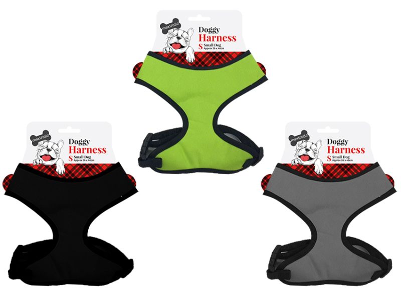 Assorted set of 12 breathable Oxford mesh dog harnesses for small breeds, ensuring comfort and style for pets 3-5 kg.