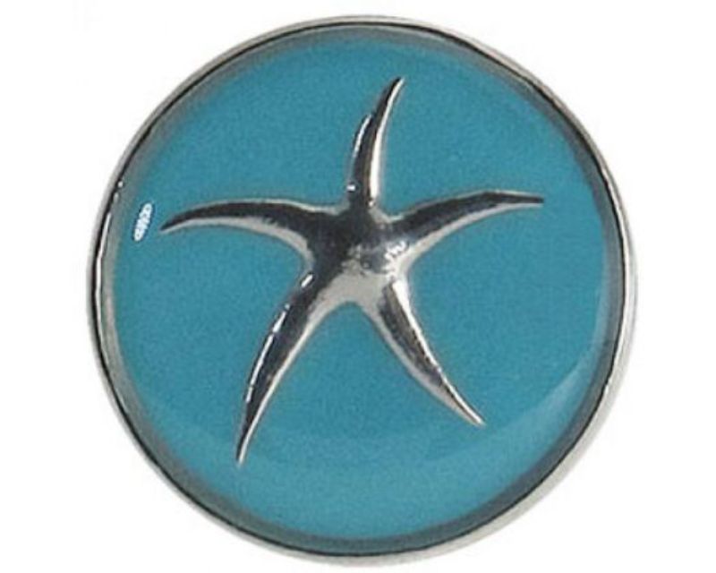 Vibrant Snaps REDFOX - Starfish Teal accessory featuring a stylish sea-inspired design, perfect for summer adventures.