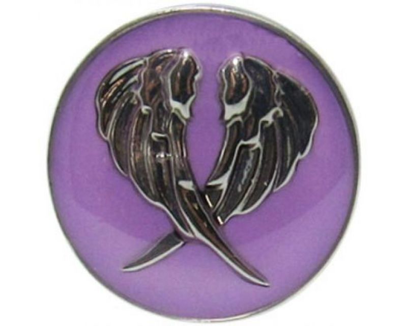 Elegant mauve angel wings for versatile fashion, perfect for enhancing any outfit with whimsy and style.