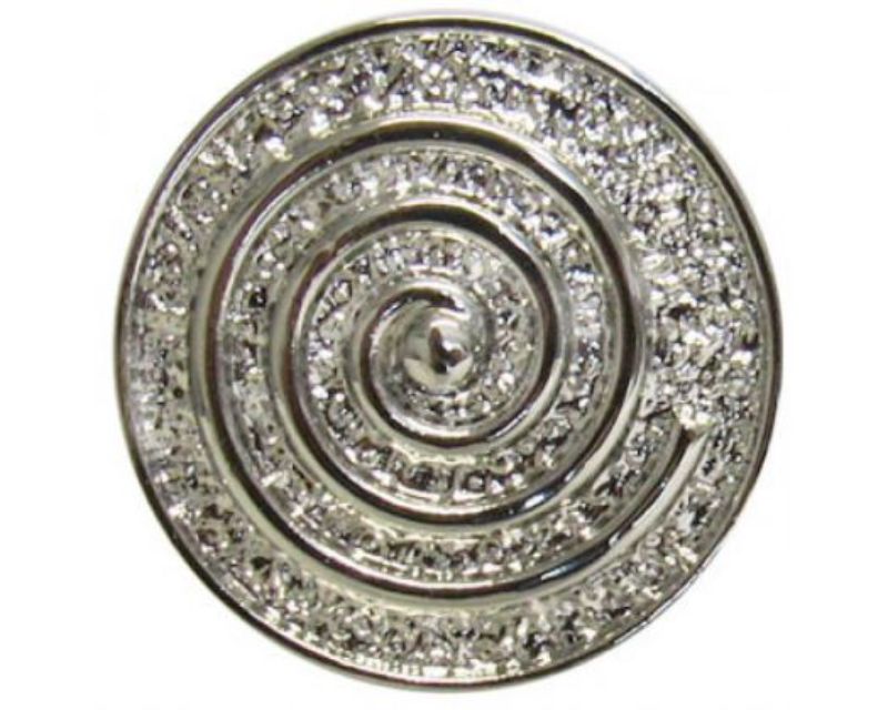 Stylish silver spiral accessory combining elegance and durability, perfect for any occasion and adjustable for a comfortable fit.