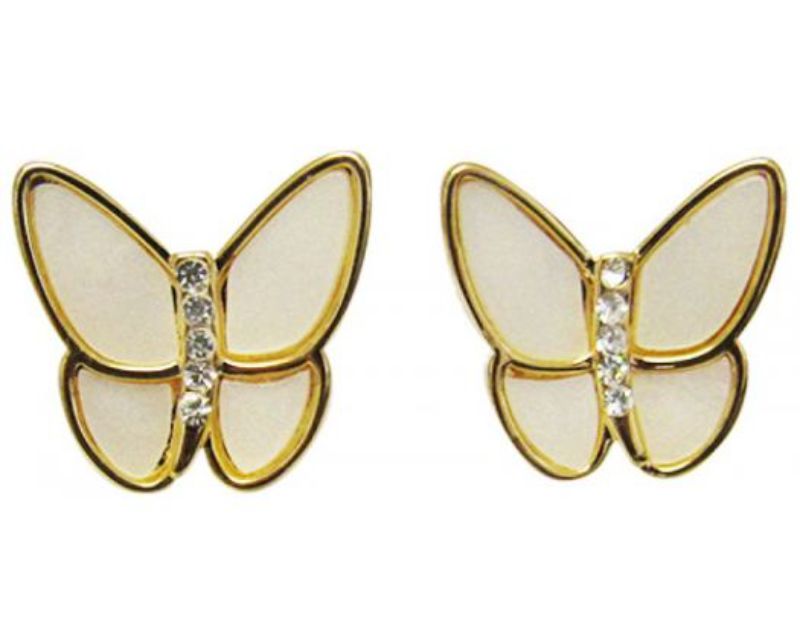 Earring - Jax Butterfly Cream