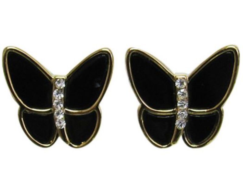 Earring - Jax Butterfly Black