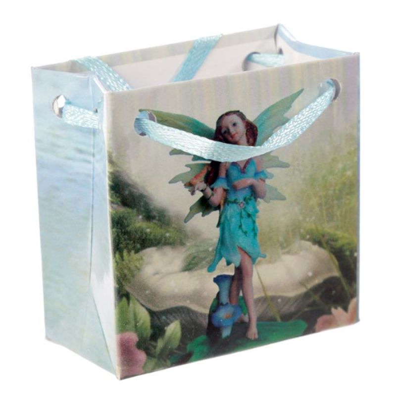 Mini gift bags with 4cm flower fairies, perfect for children's gifts, party favors, or whimsical decor. Set of 24 assorted designs.