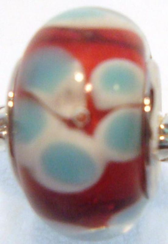 Colorful pack of 4 Cherish glass beads, perfect for jewelry making and crafting projects with vibrant designs.