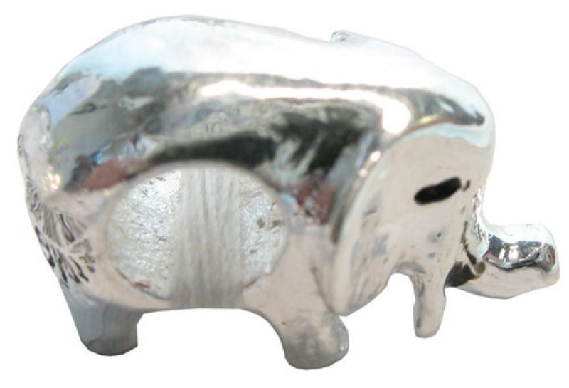 Set of 8 exquisite elephant metal beads for DIY jewelry, symbolizing strength and creativity in crafting.