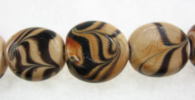 Set of 2 Fancy Beads, 16x16mm, 15 pieces, perfect for jewelry making and crafts, showcasing elegance and durability.