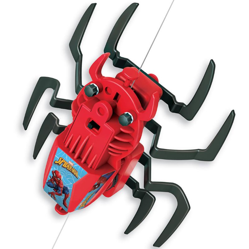 Spiderman Spider Robot Kit by 4M, a fun STEM toy for ages 8+, builds a robotic spider that scuttles on a string.