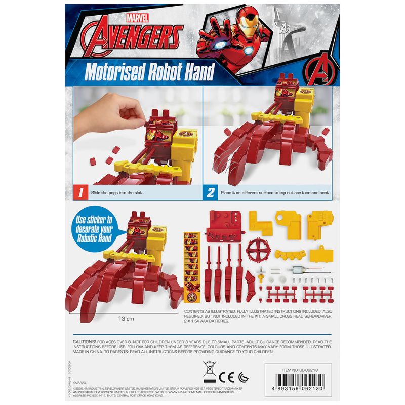 Avengers Motorised Robot Hand† - 4M
