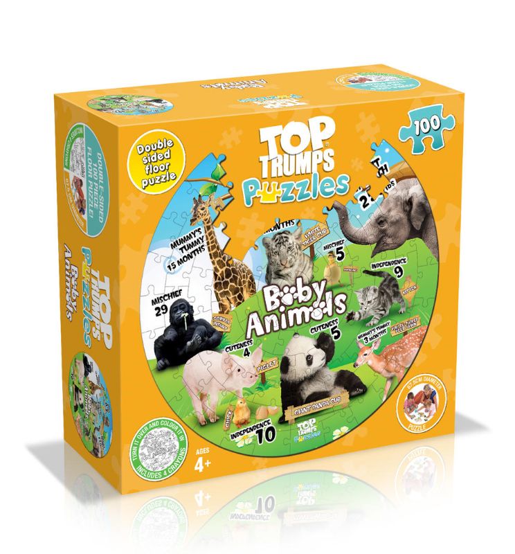 Puzzle - TT Baby Animals Giant Puzzle (100pcs) - Winning Moves