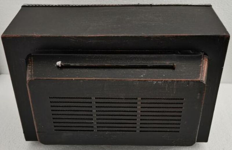 Retro TV Set Ornament (34cm) showcasing vintage charm, perfect for home decor and collectors, adds nostalgia to any space.