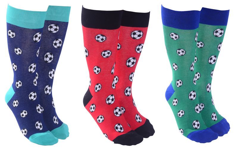 Socks - Sock Society Soccer Balls (Set of 6 Assorted Pairs)