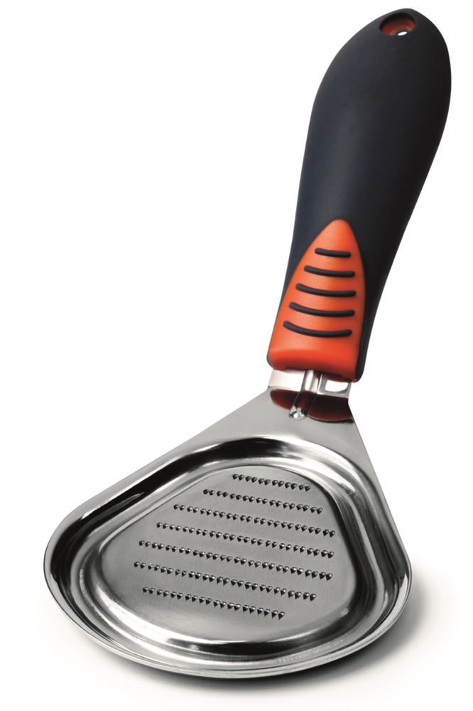 Kilo Ginger Grater with stainless steel blade and comfortable handle for easily grating fresh ginger in your kitchen.