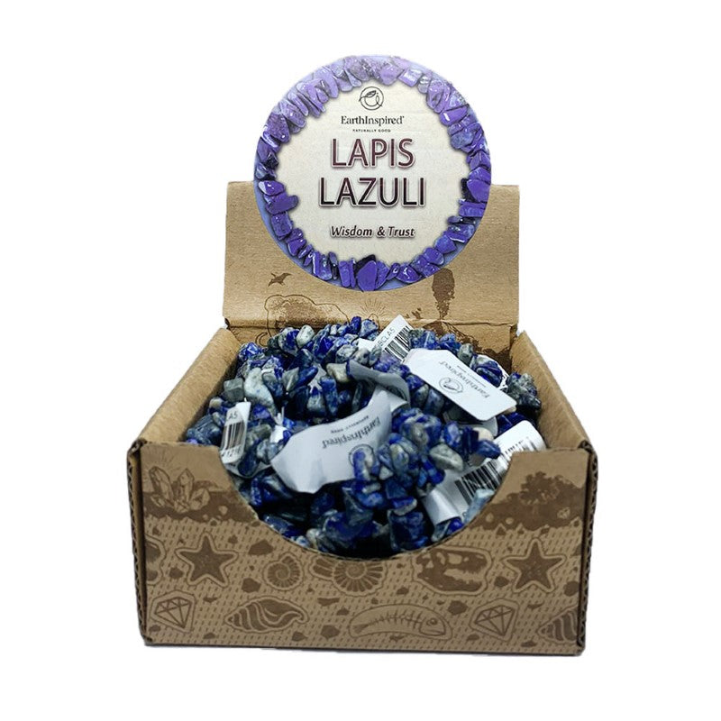 Lapis Lazuli 5mm Chip Bracelet Box - Set of 25