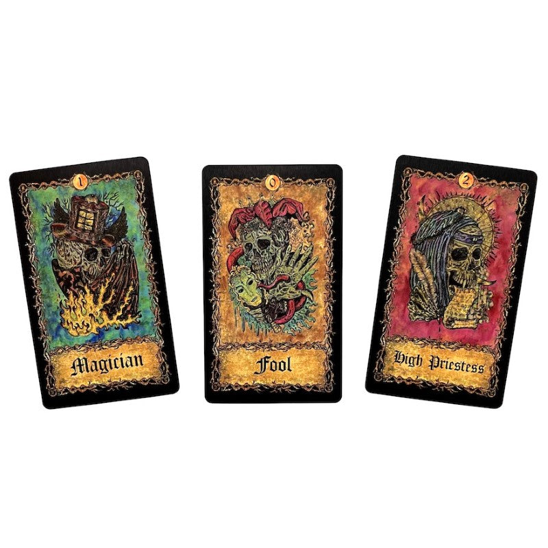Eternal Bones Tarot Deck featuring 78 beautifully crafted cards by Vera Petruk, ideal for spiritual guidance and personal growth.
