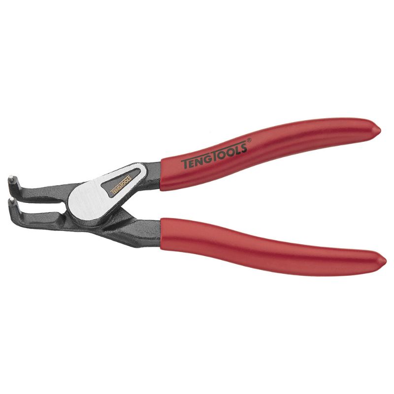 Teng MB 5in bent circlip plier with ergonomic grip, designed for precision installation and removal of circlips.