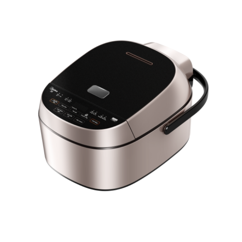 Midea All-in-1 IH 5L Rice Cooker with induction heating, LED display, and multi-layer inner pot for perfect rice cooking.