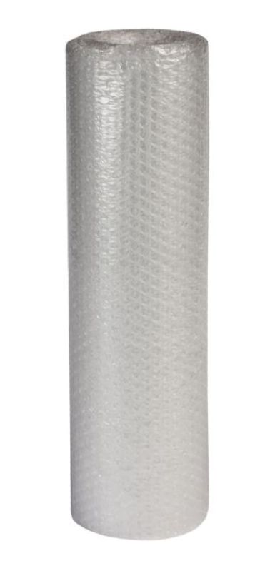Clear air bubble roll, 440mm x 100m x 10mm, providing lightweight cushioning for fragile items during shipping and storage.