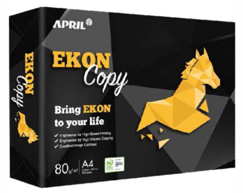 A4 blue office copy paper, 80gsm, pack of 5 reams, 500 sheets, ideal for vibrant printing and professional-quality documents.