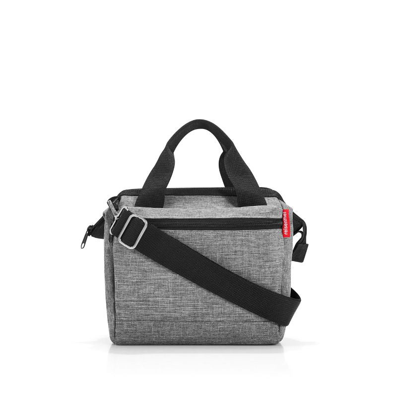 All Rounder Cross Bag in Twist Silver, 24cm, features zip openings, multiple pockets, and adjustable strap for stylish versatility.