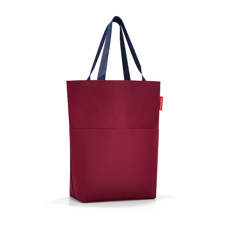 Stylish dark ruby Reisenthel Cityshopper 2 Bag, 47cm, water-repellent with spacious design and practical pockets for urban adventures.