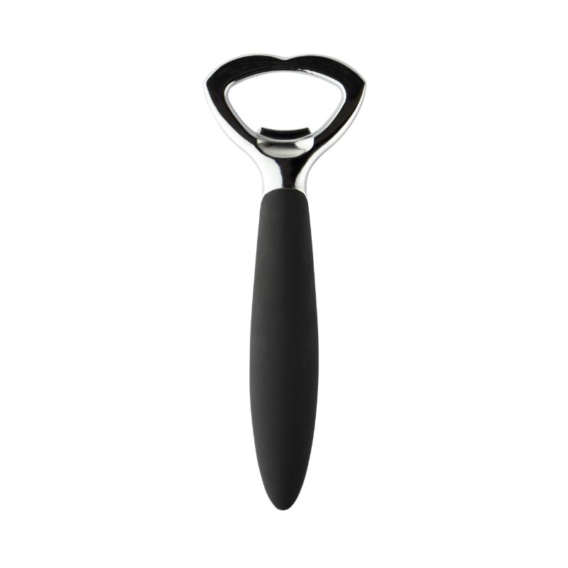 Stylish Taylors Crown Cap Bottle Opener with soft touch handle, crafted from durable chrome-plated zinc-aluminium alloy.