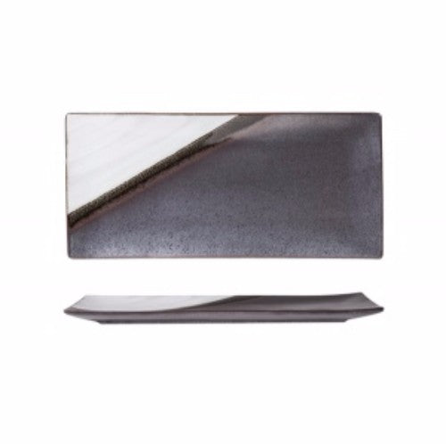 Moda Obu Rectangular Platter, 320x150mm, elegant serving piece for appetizers, desserts, and hosting occasions.