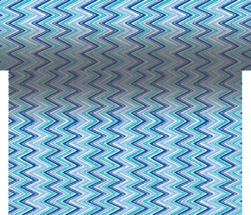 Blue zigzag stripe table cloth and runner, 0.40 x 4.80 m, perfect for enhancing dining occasions with elegance and style.