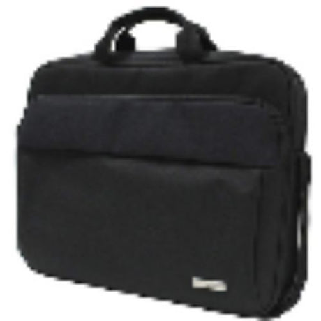 16" Belkin Basic Bag featuring a padded interior, multiple compartments, and a sleek design for stylish, organized tech transport.