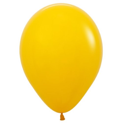 Vibrant Sempertex honey yellow latex balloons, 30cm, pack of 50, perfect for celebrations and event decorations.