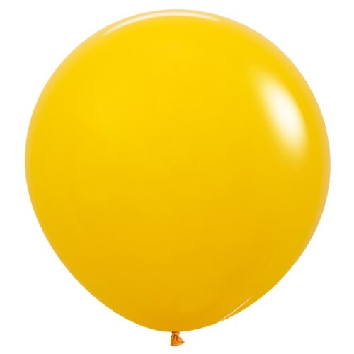 Stylish pack of 3 Sempertex honey yellow latex balloons, perfect for elevating any celebration with vibrant 60cm decor.