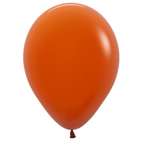 Vibrant pack of 50 sunset orange latex balloons, 30cm, perfect for enhancing any party decor or celebration theme.