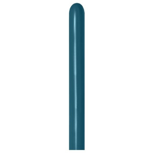 Deep teal latex balloons in a pack of 50, perfect for elegant celebrations and creative decorations.