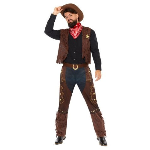 Costume Western Cowboy Mens Size Small